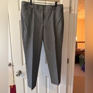 LAST CHANCE - WHBM black and white dress pants, “The Slim Ankle,” size 14R
